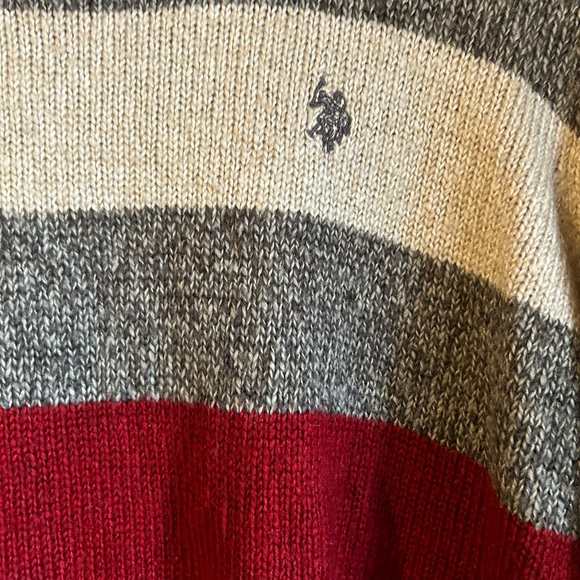 US Polo Association colour block sweater size Large - Picture 2 of 5